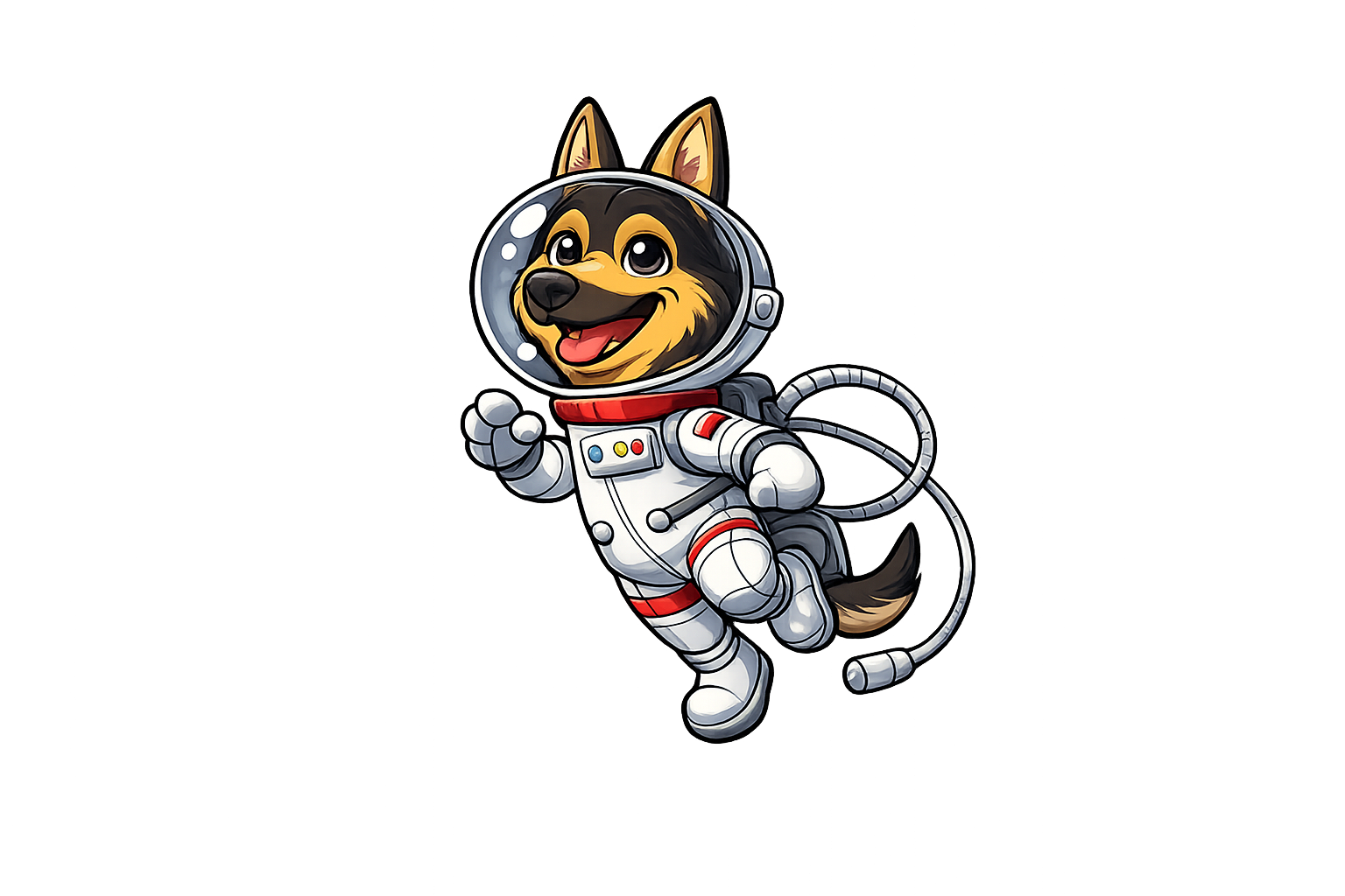 Astronaut dog